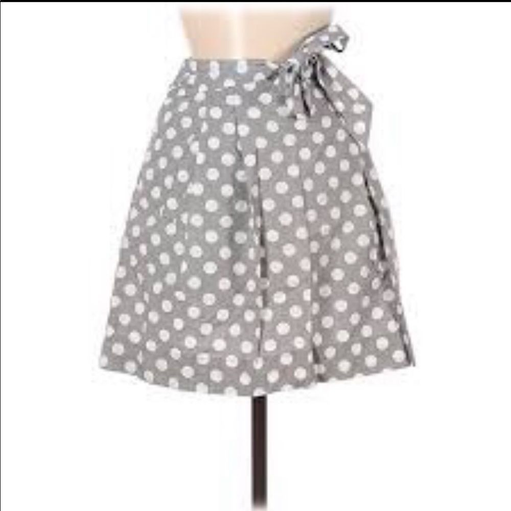 J.crew polka Dots skirt